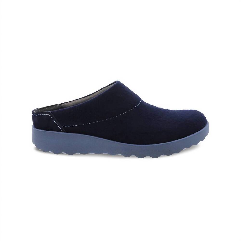 NEW DANSKO women's lucie wool mule in navy